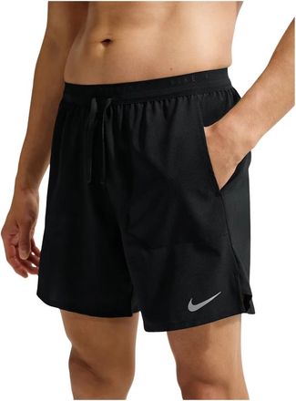 Nike Stride Dri-FIT 7 Brief-Lined hardloopshorts - Heren - Hardloop korte broeken - Zwart - M - Polyester - Fitness