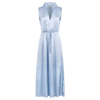 Nukus Nukus, Dames, Jurken, Blauw, Maat: S Zijde