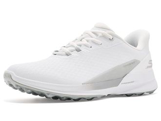 Skechers Pure Arch Fit Slip-In Womens Golf Shoes White/Silver : 7.5 B - Medium, Synthetic