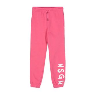 Msgm Trousers - male - MSGM - Sweatpants - Pink - 10 Y - Kids