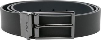 HUGO BOSS Cintura in pelle - Nero