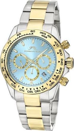 Porsamo Bleu Preston Bracelet Strap Multifunction Watch, 41mm in Two-Tone at Nordstrom Rack