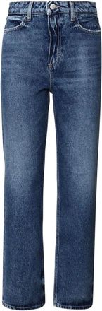 Icon Denim Los Angeles Blauwe Denim Slim Fit Jeans - Dames - Regular Fit Jeans - Blauw - W27 - Denim - Jeans