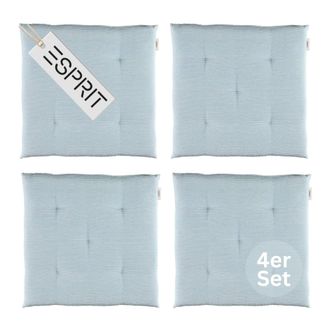 Esprit Coj&iacute;n Needlestripe - Set De 4 40x40 Cm, Azul Claro