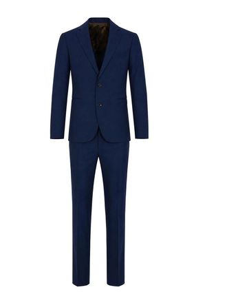 Paolo Tonali Single-breasted virgin wool drop 4 short suit