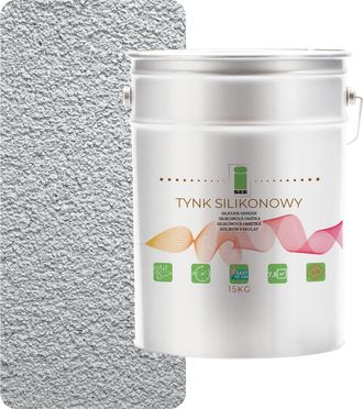 OEM Revestimiento Exterior De Silicona Para Fachadas, Gris Claro, 1,5 Mm, Calidad Superior, 15 Kg