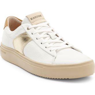 Blackstone VL57 Sneaker in White/pale Gold at Nordstrom, Size 8Us