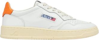 Autry Medalist Low - Dames - Sneakers - Wit - 38 EU - Katoen - Schoenen