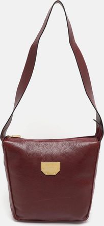 Nina Ricci Red Leather Hobo