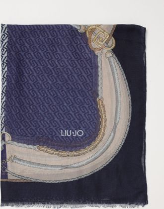 Liu Jo Sciarpa Liu Jo in poliestere con monogram LJ all over