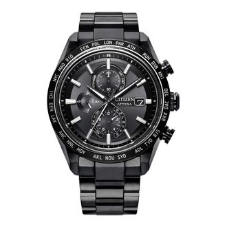 Citizen Attesa H800 Ring Sapphire Bezel - Dames - Horloges - Zwart - ONE Size - Accessoires