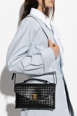 Bottega Veneta Knot Lock Bag, Womens, Black