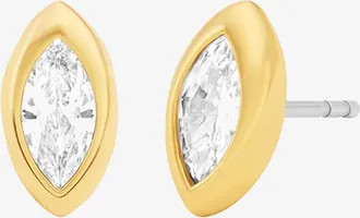 Michael Kors Marquise Cut Cubic Zirconia Stud Earrings