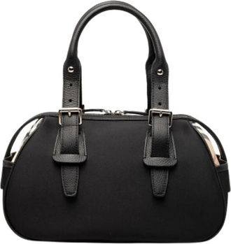 Burberry Pre-owned Vintage Nylon Handbag - Dames - Vintage Handtas - Zwart - ONE Size - Nylon - Vintage