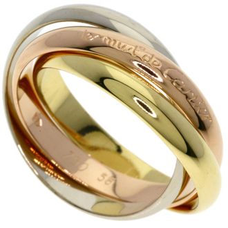 Cartier Yellow Gold (18K) Pink Gold (18K) White Gold (18K) Band Ring (Pre-Owned)
