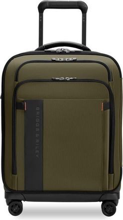 Briggs & Riley ZDX Global 21-Inch Expandable Carry-On Spinner Suitcase in Hunter at Nordstrom