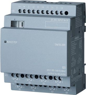SIEMENS M&oacute;dulo De Ampliaci&oacute;n Siemens Logo Dm16 24r 6ed10551nb100ba2