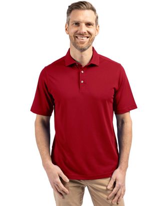 Cutter & Buck Virtue Eco Pique Recycled Mens Polo Shirt