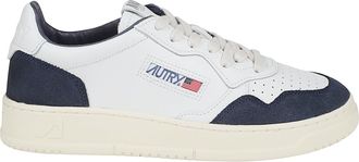 Autry Medalist Low Leather-Suede Low-Top Sneakers