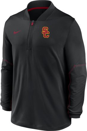 Nike USC Sideline Nike Mens Dri-FIT College 1/2-Zip Top in Black | 03BA090NSCJ-UCQ