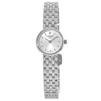 Tissot T-Trend Lovely Silver Dial Stainless Steel Womens Watch T058.009.11.031.00