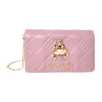 Love Moschino Shoulder Clutch - female - Love Moschino - Clutches - Pink - ONE SIZE - Bags