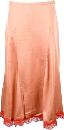 Semicouture Skirts - Dames - Midirokken - Rood - M - Rokken