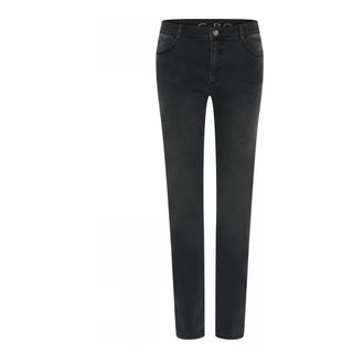 C.Ro Black Used Effect Skinny Jeans - female - C.Ro - Slim Fit Jeans - Black - 3XL - Jeans
