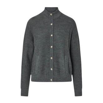 Liu Jo Maglia Aperta - Knitwear - Mujer - Gris - XL