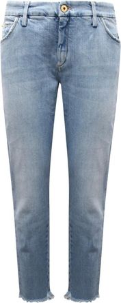 Cycle Dames, Jeans, Blauw, Maat: W28 Katoen