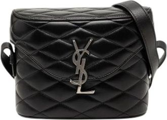 Saint Laurent Pre-owned The June Box - Dames - Vintage Schoudertas - Zwart - ONE Size - Leer - Vintage