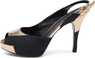 Louis Vuitton 115mm leather sandals - Black