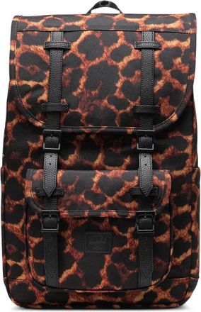 Herschel 21L Herschel Little America leopard-print backpack - Brown