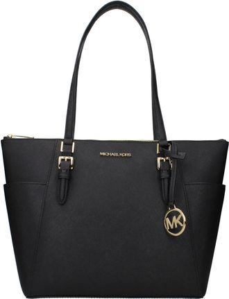 Michael Kors Black Leather Shoulder Womens Bag