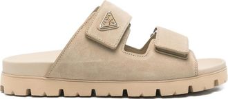 Prada Logo-appliqu&eacute; Sandals