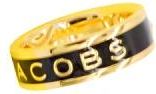 Marc Jacobs Emaille Ring - unisex - Ringen - Veelkleurig - M - Accessoires