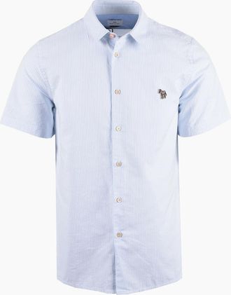 Paul Smith Mens PAUL SMITH TAILORED FIT SHIRT BLUE - Size: 44