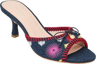 Jack Rogers Velma Flower Denim Sandal