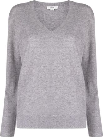 Vince Weekend cashmere jumper - women - Cashmere - L - Grey