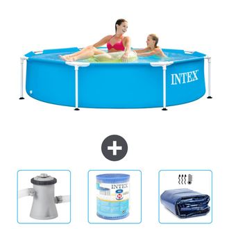 Intex Piscina Con Estructura Redonda - 244x51 Cm - 6-piezas S21324