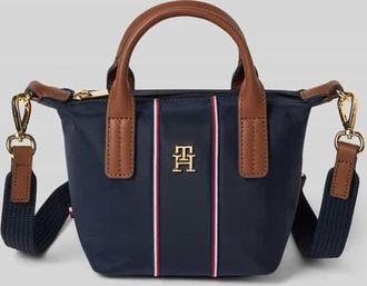 Tommy Hilfiger Umh&auml;ngetasche mit gestickten Kontraststreifen in Dunkelblau, Gr&ouml;&szlig;e 1