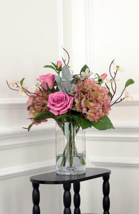 Mark Roberts Rose Hydrangea Bouquet in Light Hot Pink at Nordstrom
