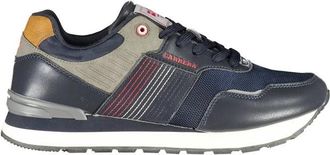 Carrera Blauwe Sportsneakers met Logo - Heren - Sneakers - Veelkleurig - 44 EU - Polyester - Schoenen