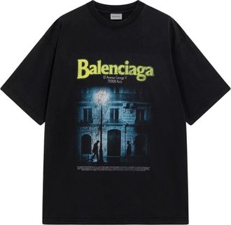 Balenciaga Hombre, Camisetas, Negro, Talla: M