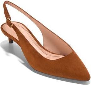 Cole Haan The Go-To Jocelyn Slingback Pump in Ch Tobacco Suede at Nordstrom Rack, Size 8.5