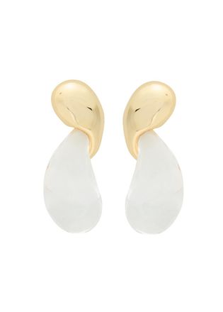 Alexis Bittar Alexis Bittar Liquid Lucite 14kt Gold-plated Drop Earrings - One Size