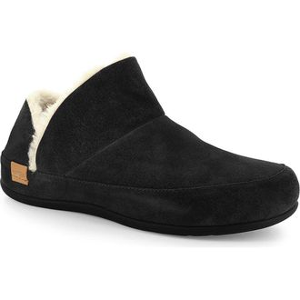 Strive Footwear Geneva Faux Fur Slipper in Black at Nordstrom, Size 7