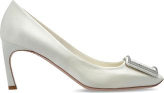 Roger Vivier Trompette Heels - Dames - Pumps - Beige - 36 EU - Leer - Schoenen