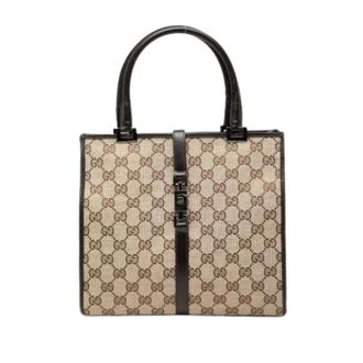 Gucci Pre-owned Jackie Handbag - Dames - Vintage Handtas - Beige - ONE Size - Leer - Vintage