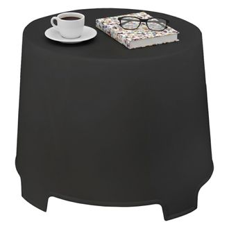 Dmora Mesa Exterior Crudup, 2 Plazas, Extensible Hecho En Italia, 46x40x38h Cm Negro Antracita